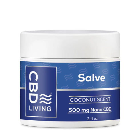 2 oz CBD Living 500 MG Salve - Coconut Scent